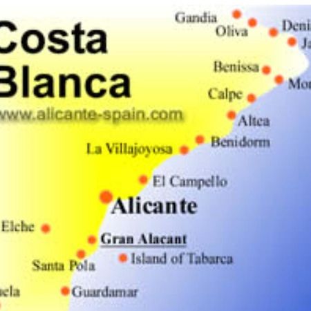 Bungalow Adaptado, Terraza Muy Grande Y Soleada. Gran Alacant Luaran gambar