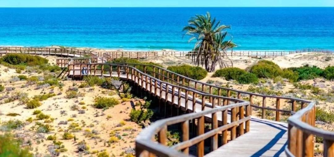 Bungalow Adaptado, Terraza Muy Grande Y Soleada. Gran Alacant Luaran gambar