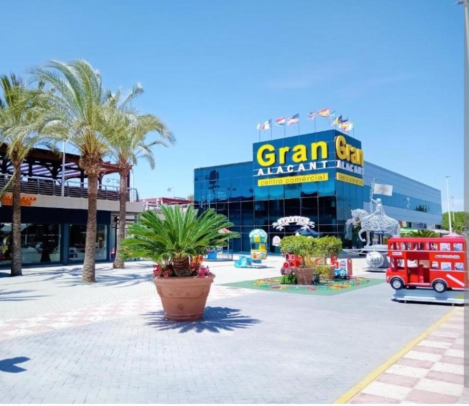 Bungalow Adaptado, Terraza Muy Grande Y Soleada. Gran Alacant Luaran gambar